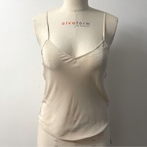 Reformation NWT Beth Silk Top